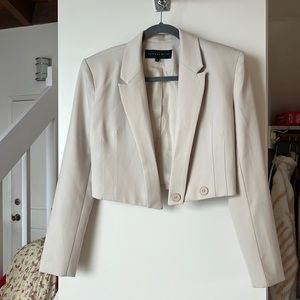 Cropped blazer XS